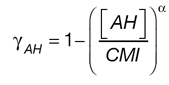 MIC equation organic acid